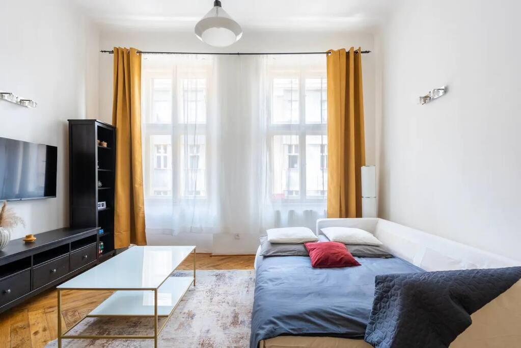 Apartament Spacious With Balcony At Wenceslas Sq *